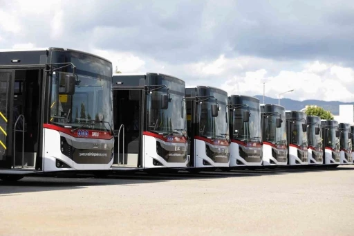 Samsun’un toplu taşıma filosuna 15 yeni otobüs
