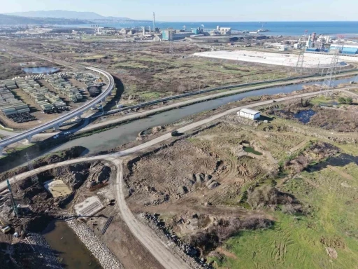 Samsun Yeni OSB&rsquo;de taşkın kontrol &ccedil;alışmaları
