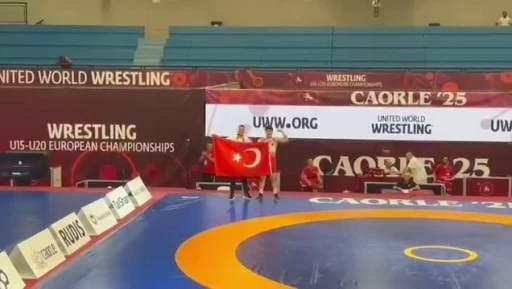 Samsunlu sporcu Aksu, Avrupa şampiyonu oldu
