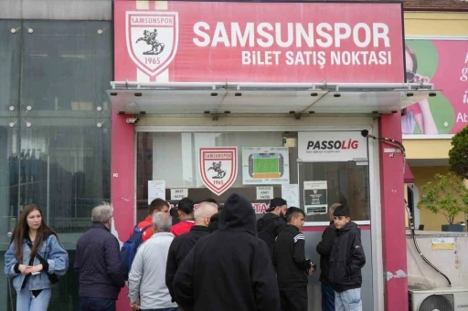 Samsunspor’da Sivasspor maçı için ilk gün 23 bin bilet satıldı
