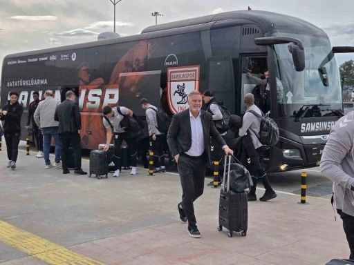 Samsunspor, Kuzey Makedonya&rsquo;ya gitti
