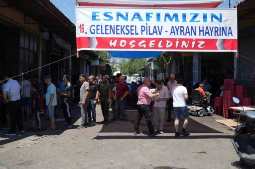 Sanayi esnaflarından 16. geleneksel hayır yemeği
