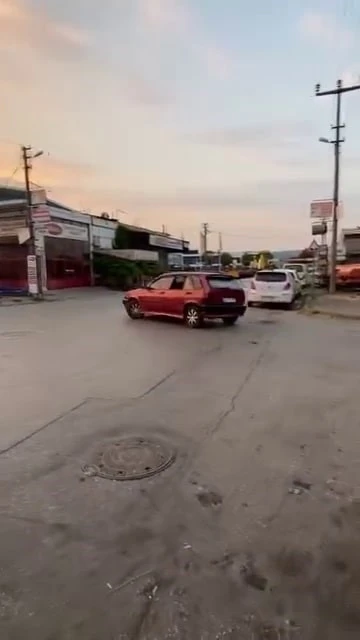 Sanayi içinde attığı drift 55 bin liraya mal oldu
