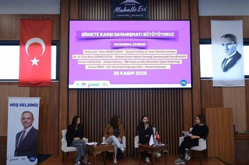 Sancaktepe Belediyesi’nden kadına yönelik şiddete karşı farkındalık etkinliği
