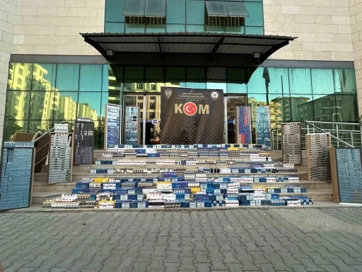 Şanlıurfa’da 19 bin 800 paket kaçak sigara ele geçirildi
