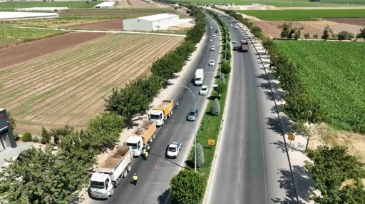 Şanlıurfa’da moloz taşıyan kamyonlar denetlendi
