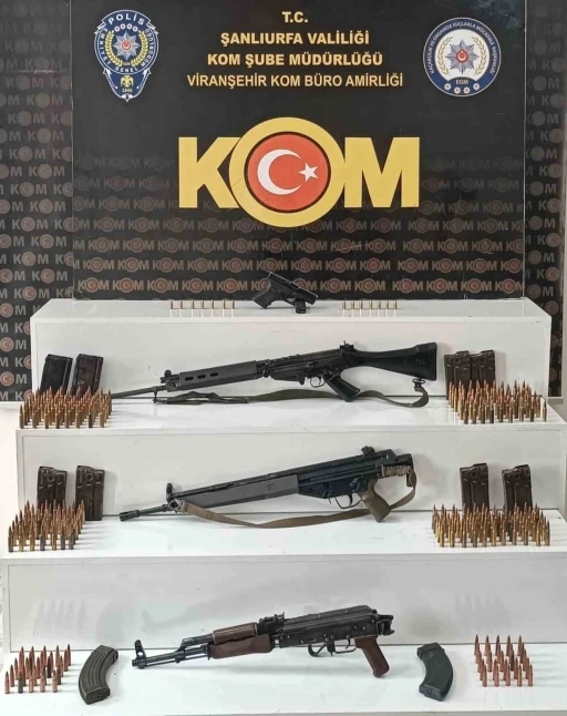 Şanlıurfa&rsquo;da ruhsatsız uzun namlulu silahlar ele ge&ccedil;irildi
