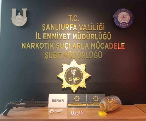 Şanlıurfa&rsquo;da uyuşturucu operasyonu: 3 g&ouml;zaltı
