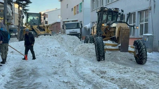Sarıkamış&rsquo;ta kar seferberliği: İl&ccedil;e merkezinden 600 kamyon kar taşındı
