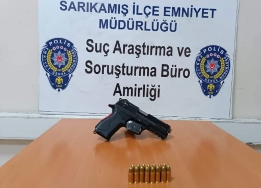 Sarıkamış’ta silah ele geçirildi
