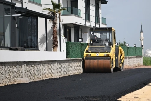 Sarımeşe Mahallesi’ne 750 tonluk asfalt
