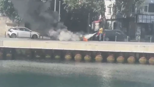 Sarıyer&rsquo;de yer altı kablolarında yangın paniği
