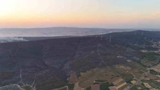 Şarköy’deki orman yangını 42. saatinde kısmen kontrol altına alındı
