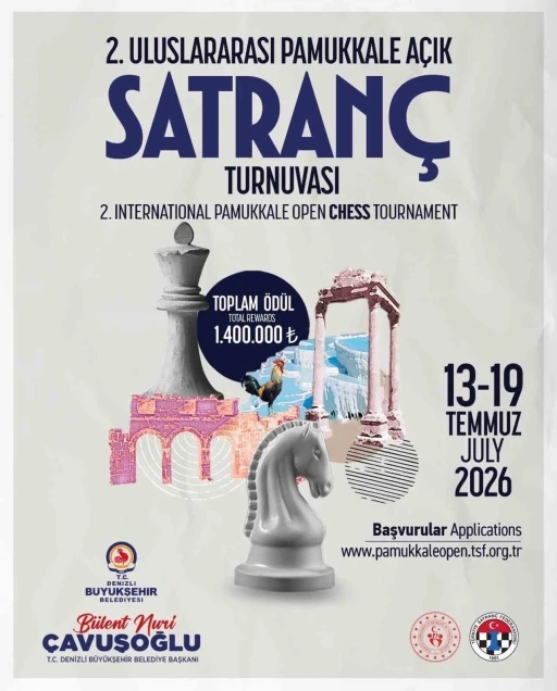 Satran&ccedil; d&uuml;nyasının kalbi Denizli&rsquo;de atacak
