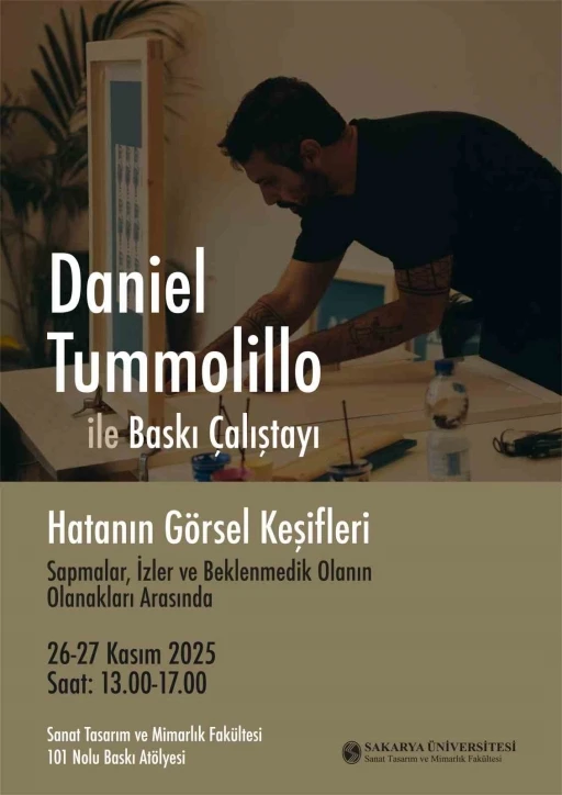 SAÜ’de &quot;Hata&quot;nın sanata dönüşeceği çalıştay
