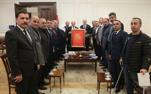 Şehit aileleri ve gazilerden Soylu&rsquo;ya tam destek
