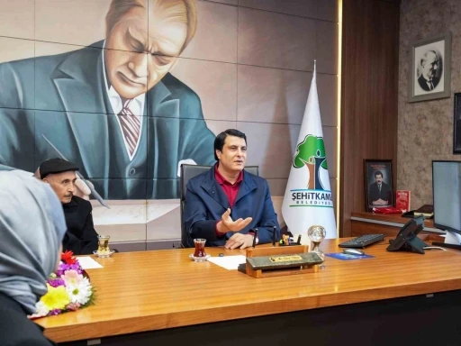 Şehit ailelerinden Başkan Yılmaz&rsquo;a destek ziyareti
