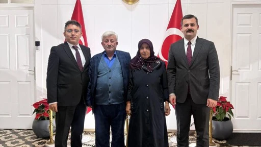 ŞEHİT AİLESİNDEN KAYMAKAM KAYA’YA ZİYARET
