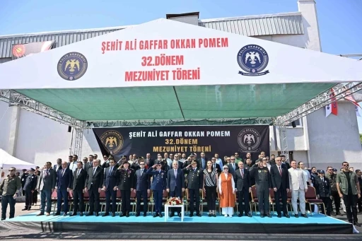 Şehit Ali Gaffar Okkan POMEM&rsquo;de 32. d&ouml;nem mezuniyet t&ouml;reni d&uuml;zenlendi

