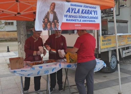 Şehit &ouml;ğretmen ve &ouml;ğrenciler i&ccedil;in lokma hayrı
