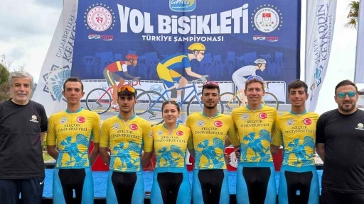 Sel&ccedil;uk &Uuml;niversitesi, yol bisikletinde T&uuml;rkiye Şampiyonu oldu
