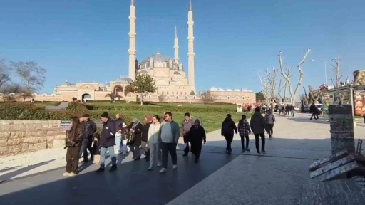 Selimiye yeniden a&ccedil;ıldı, Edirne ziyaret&ccedil;i akınına uğradı
