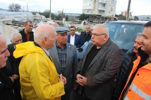 Şemsi Bayraktar&rsquo;dan sel ve hortumdan zarar g&ouml;ren Antalyalı &uuml;reticiler i&ccedil;in destek talebi
