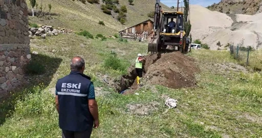 Şenkaya’ya altyapı desteği
