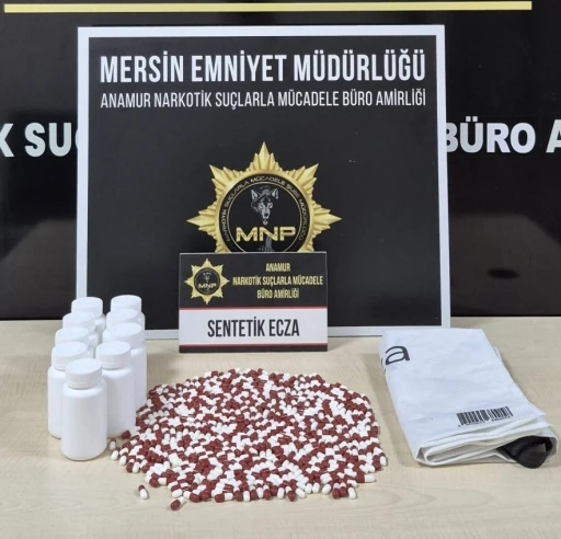 Sentetik haplarla yakalanan ş&uuml;pheli tutuklandı
