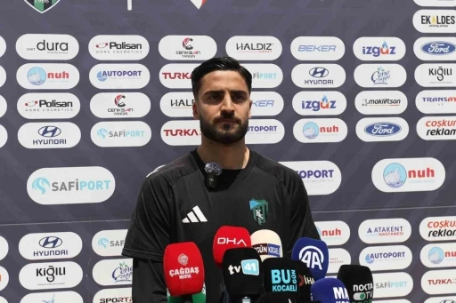 Serhat &Ouml;ztaşdelen: "Umarım uzun yıllar Kocaelispor kalesini korurum"
