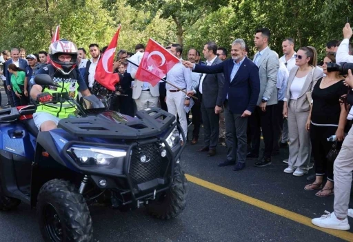 Serinyol-Madenli yolunun açılışına motosiklet korteji renk kattı
