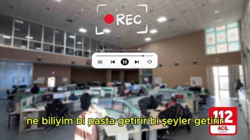 112&rsquo;den Sevgililer G&uuml;n&uuml;&rsquo;nde Pasta İsteyince Ceza Yedi