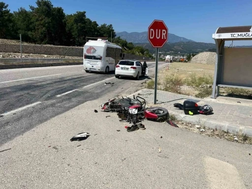 Seydikemer’de motosiklet kazası:1 ölü

