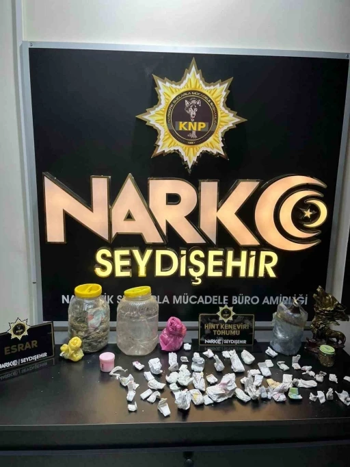 Seydişehir&rsquo;de uyuşturucu operasyonu
