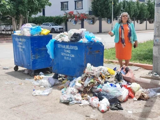 Seyhan Belediyesi çöpleri toplamadı, mahalleli isyan etti
