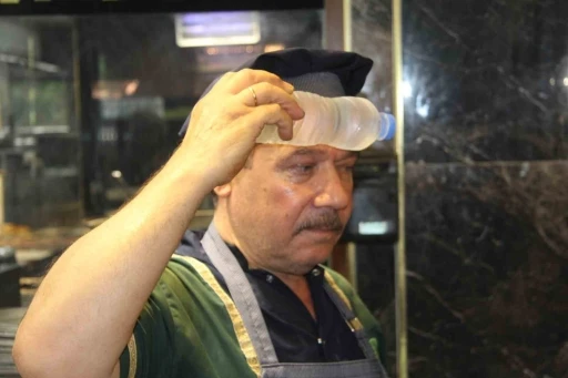 Sıcak hava en çok ocak başında çalışan ustaları zorluyor
