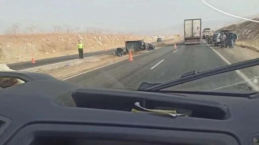 Siirt’te patpat devrildi: 1 yaralı
