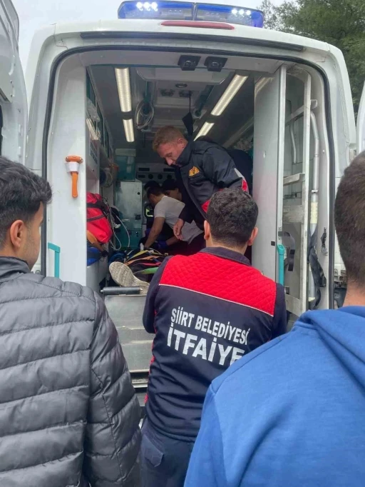 Siirt’te trafik kazası: 2 yaralı
