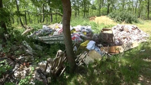 Şile’de ormanlık alanlar çöpten geçilmiyor
