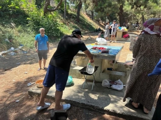Silivri’de izinsiz çadır ve mangal kullanımına müdahale edildi
