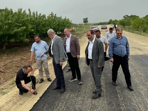 Simav’ın Kayaışık köyüne 5,5 kilometrelik asfalt yol
