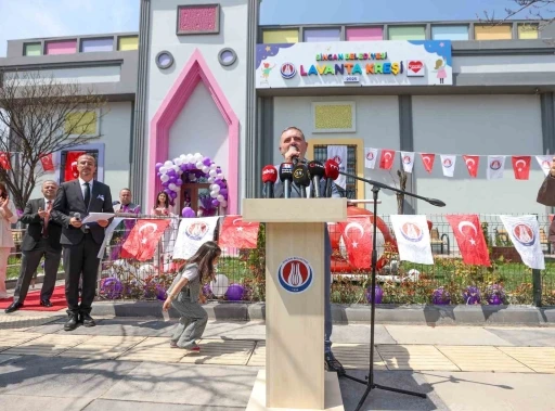 Sincan Belediyesi, yapımı tamamlanan 6’ncı kreşi hizmete sundu
