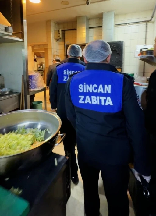 Sincan Belediyesi zabıta ekipleri Ramazan &ouml;ncesi denetimleri sıklaştırdı

