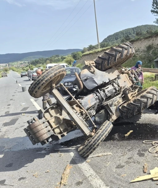 Sındırgı&rsquo;da trakt&ouml;r kazası: 1 yaralı
