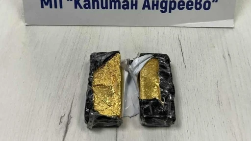 Sınırda 186 bin Euro değerinde altın yakalandı
