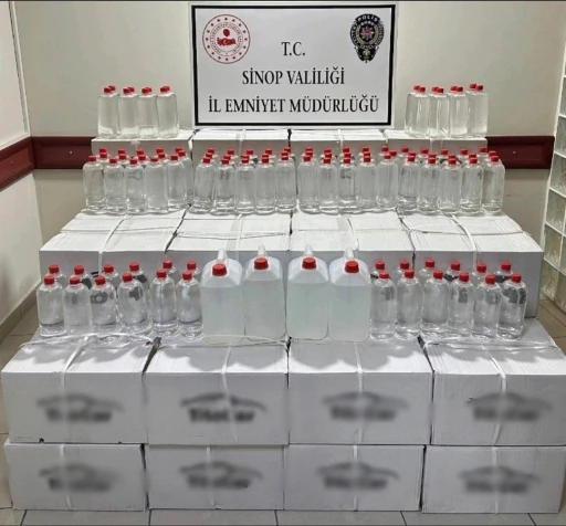 Sinop&rsquo;ta 1080 litre etil alkol ele ge&ccedil;irildi: 1 g&ouml;zaltı
