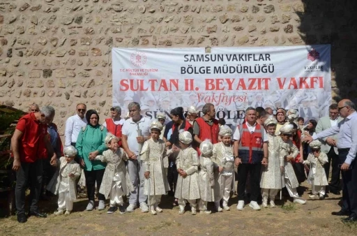 Sinop&rsquo;ta 25 &ccedil;ocuk i&ccedil;in s&uuml;nnet ş&ouml;leni
