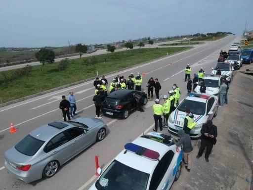 Sinop’ta bayram öncesi trafik denetimi
