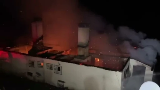 Sinop’ta ev yangını
