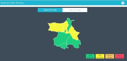 Sinop&rsquo;ta fırtına alarmı: 5 il&ccedil;e i&ccedil;in sarı kodlu uyarı
